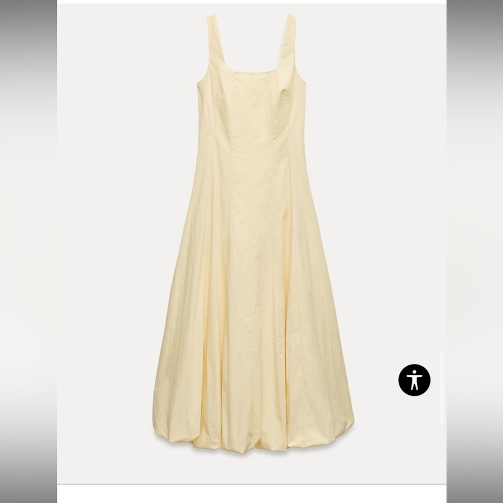 Zara Balloon Midi Dress